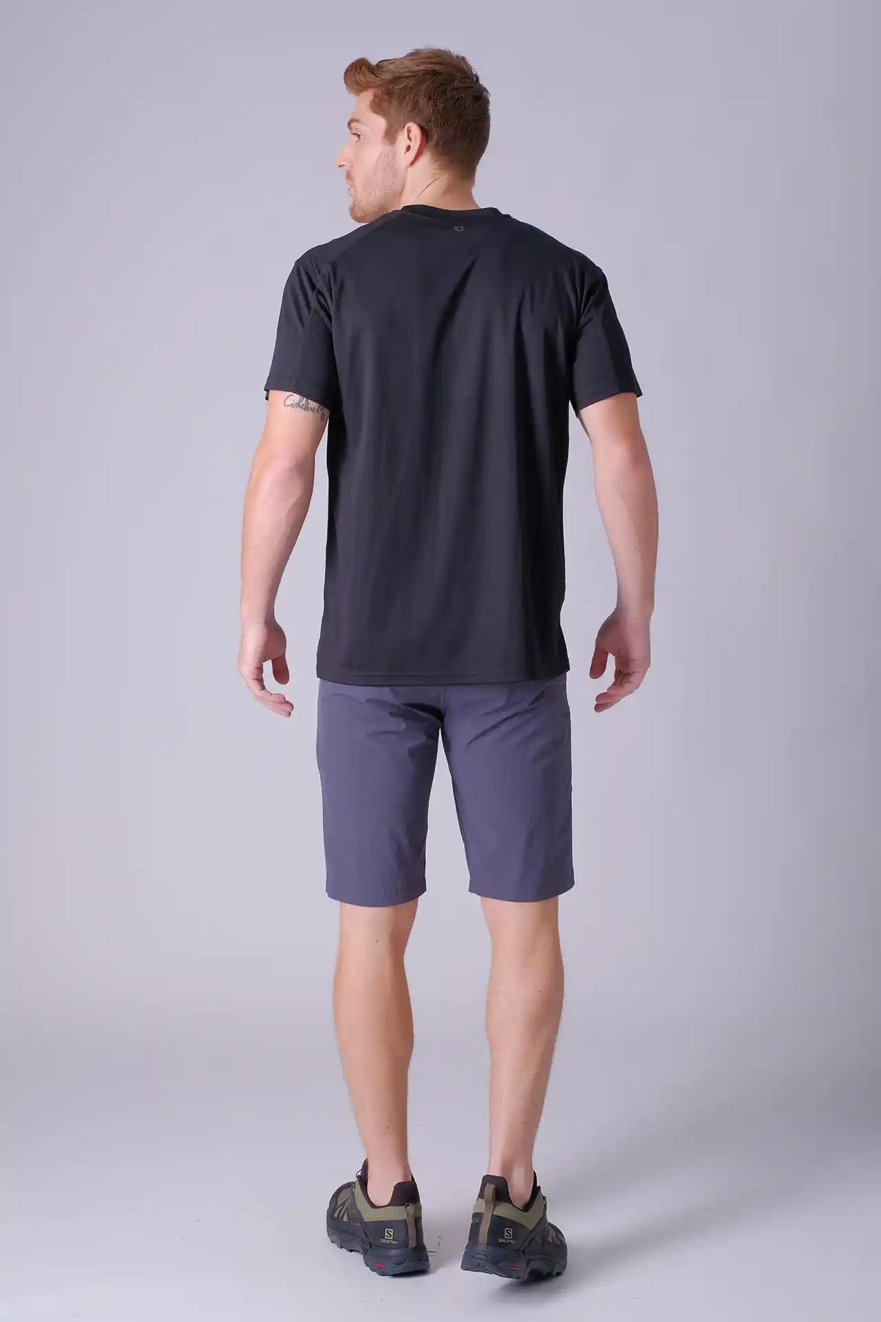 SPE0214 - Water Resistant 4-Way Stretch Hiking Shorts 11.0" - Grey