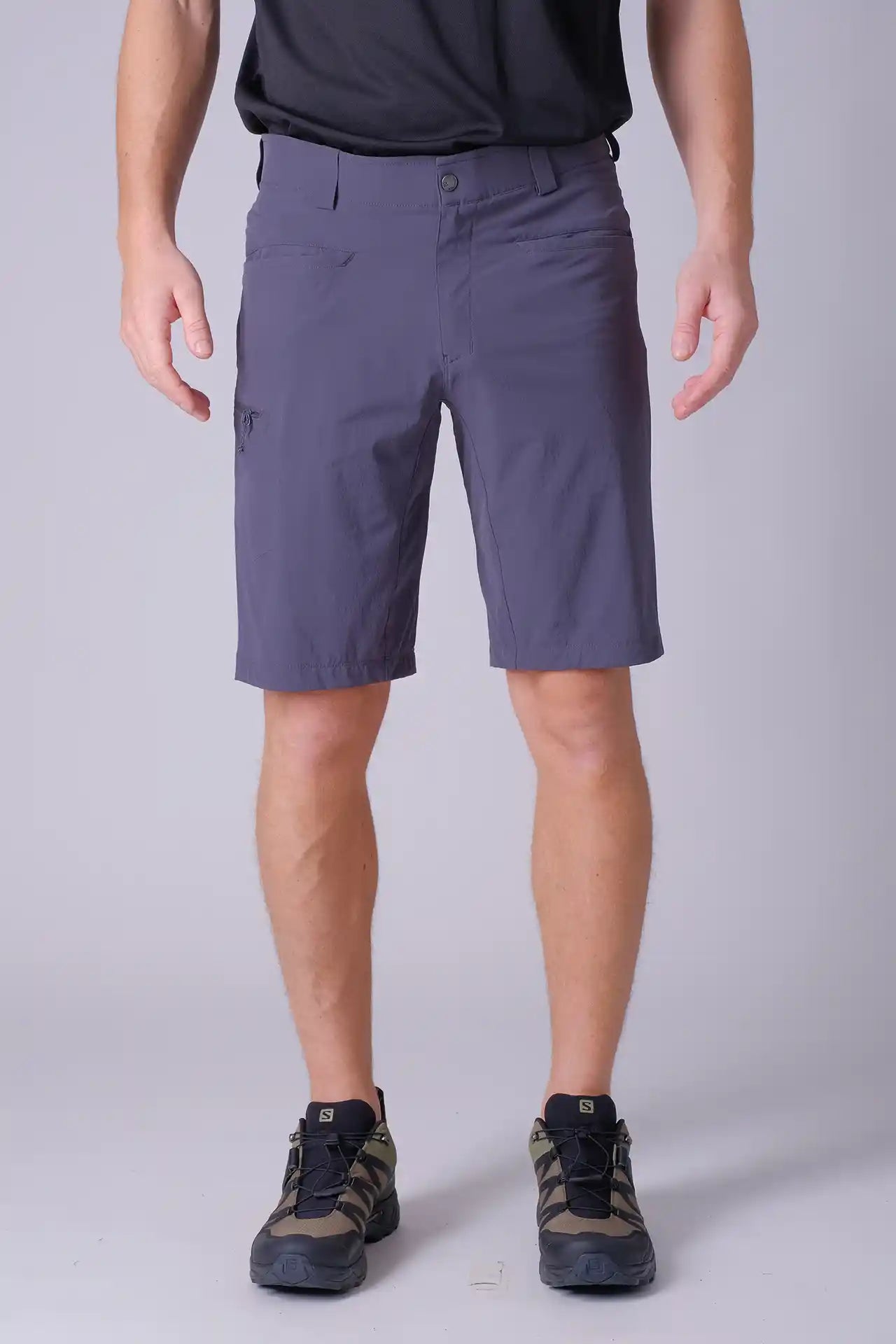 SPE0214 - Water Resistant 4-Way Stretch Hiking Shorts 11.0" - Grey