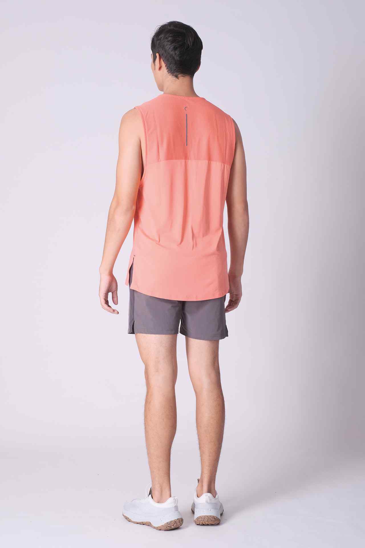 SPE0219 - Water Repellent Tight Fit Stretch Workout Shorts 5.5" - Grey