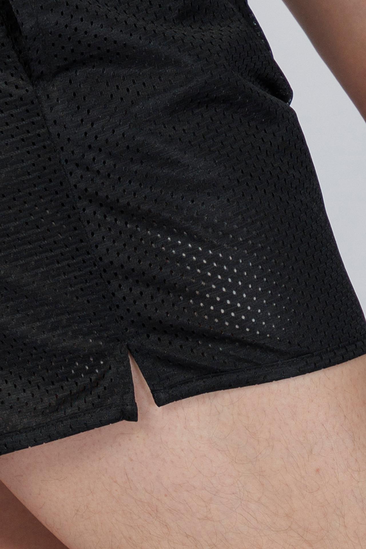 SPE0221 - Lightweight 2M Performance Mesh Shorts 4.0" - Black