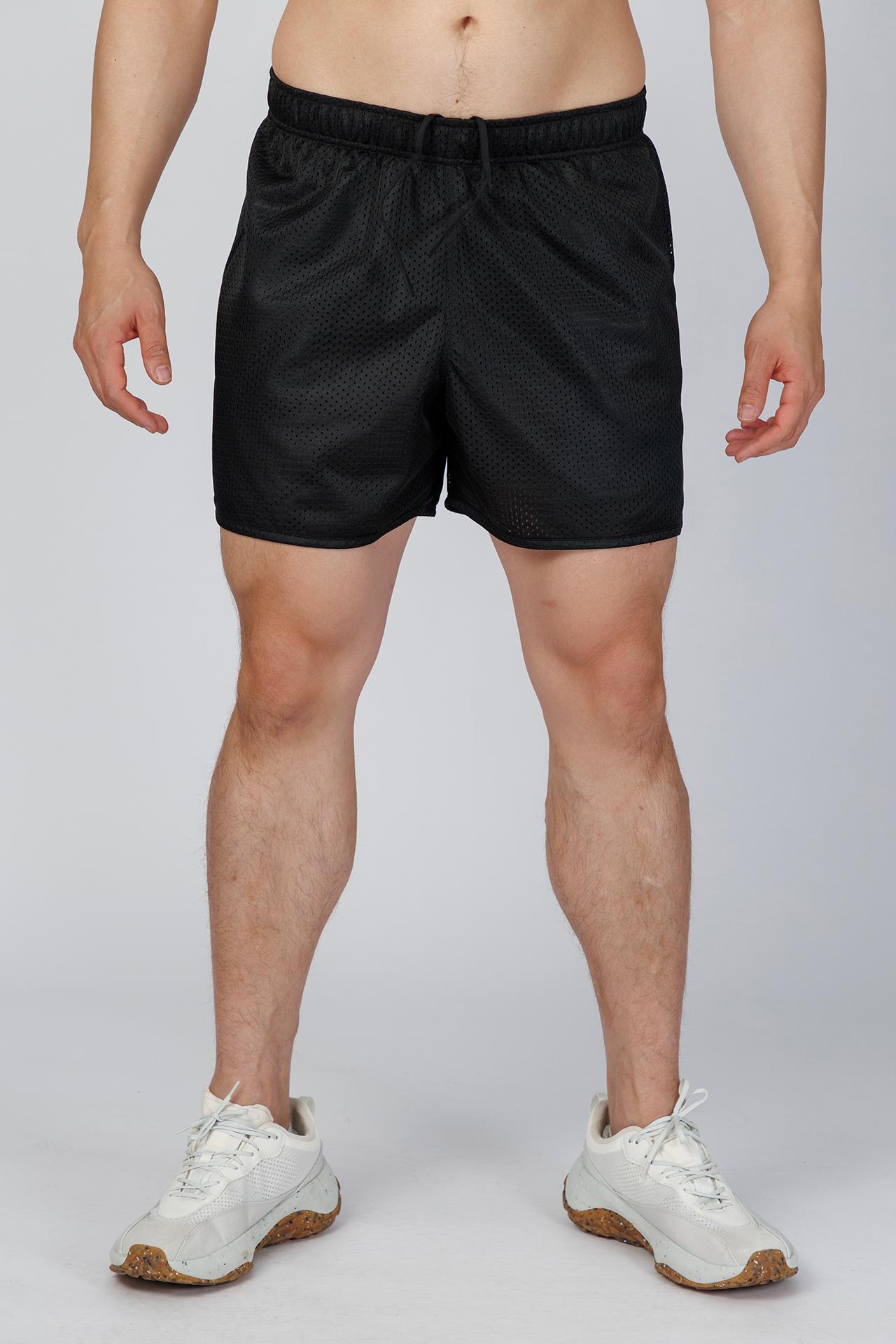 SPE0221 - Lightweight 2M Performance Mesh Shorts 4.0" - Black