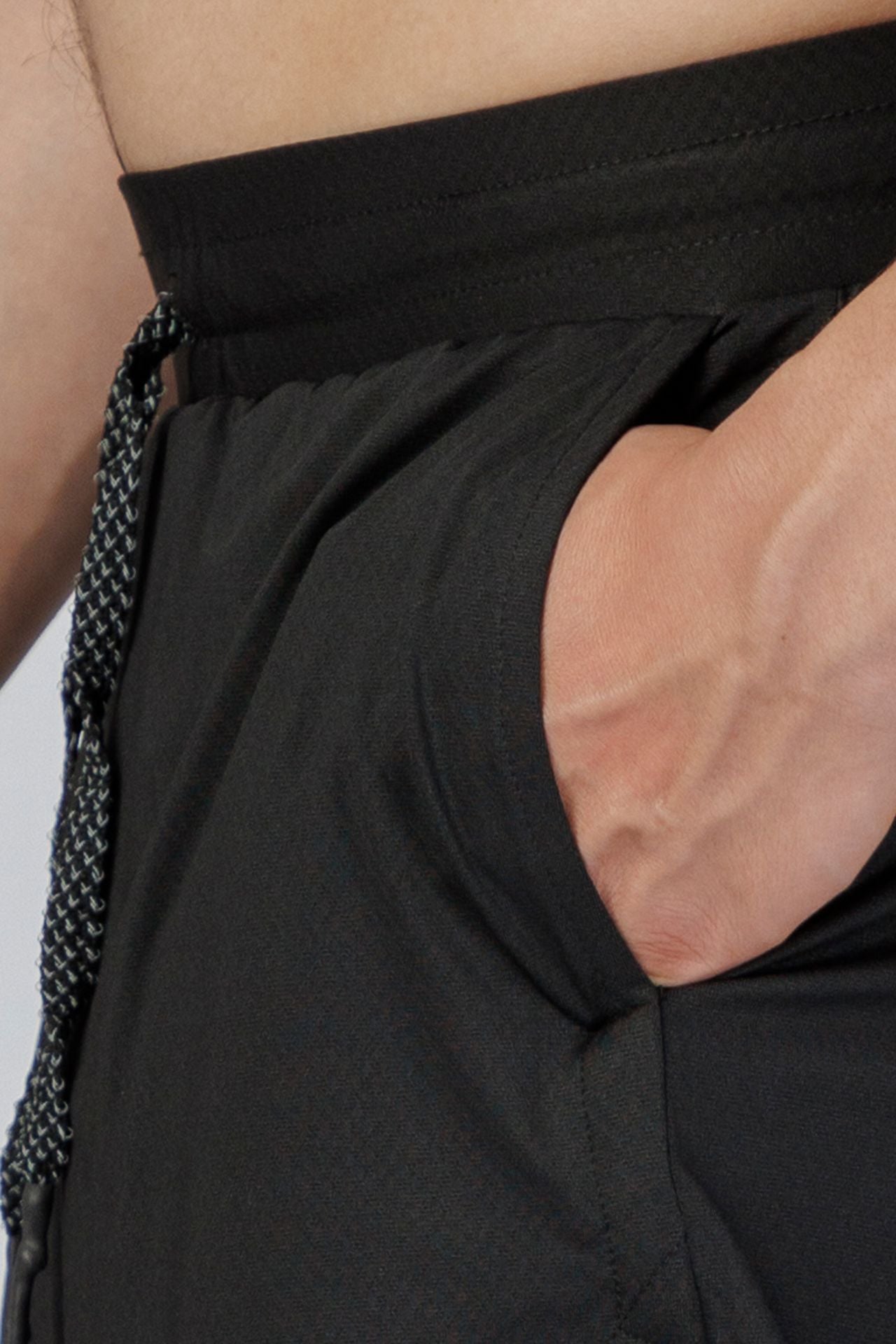 SPE0224 - Lightweight 4-Way Stretch Workout Liner Short 3" - Black
