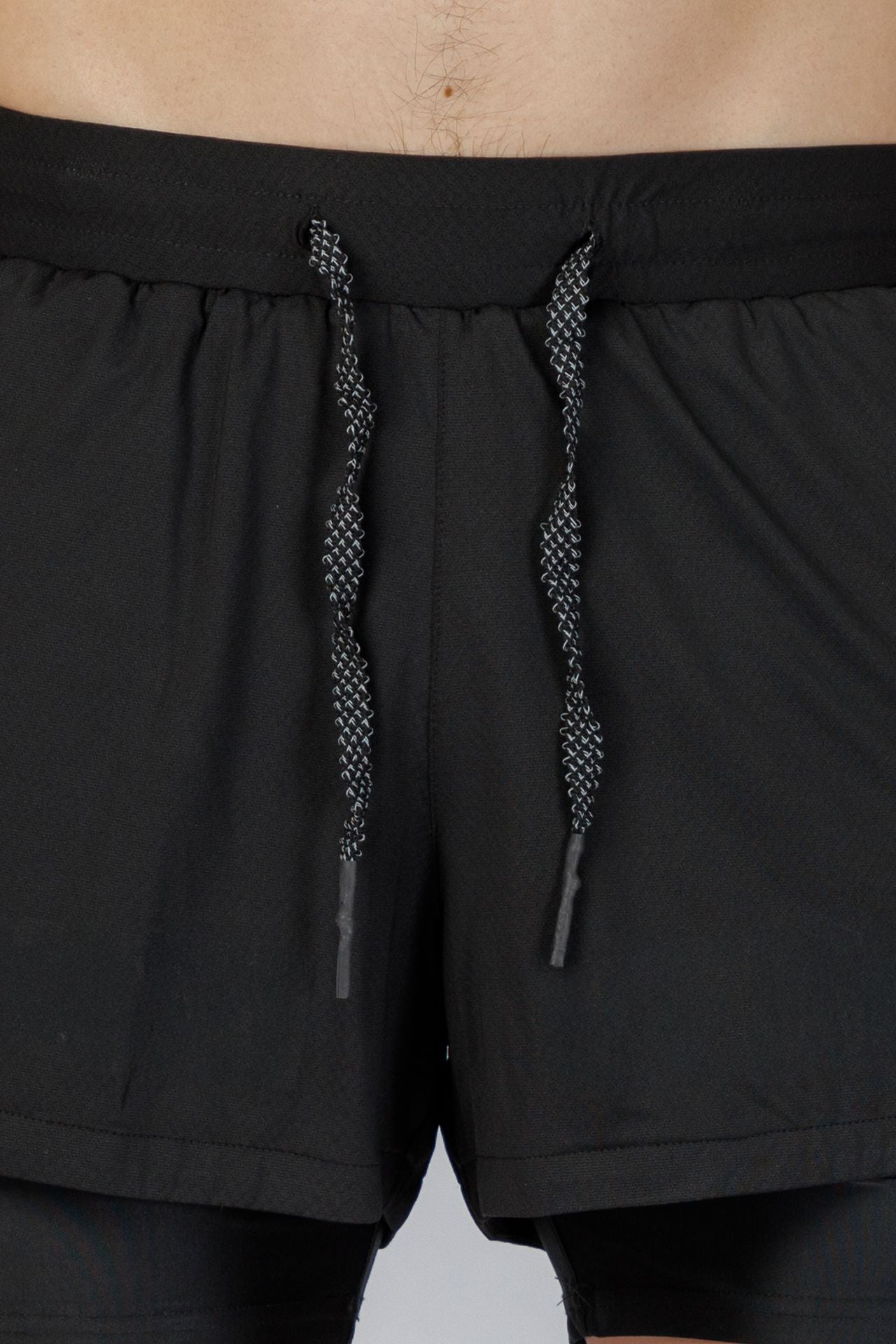 SPE0224 - Lightweight 4-Way Stretch Workout Liner Short 3" - Black