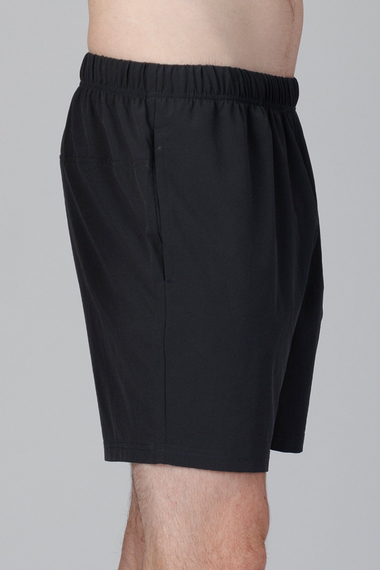 SPE0225 - Lightweight Water Resistance Stretch Ripstop Workout Short 4.0" - Black