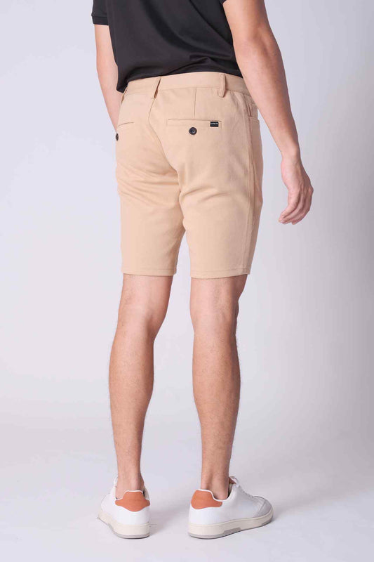 SPE0230 - Mid-weight Casual Knit Mid Rise 5-Pocket Interlock Shorts 9.5"