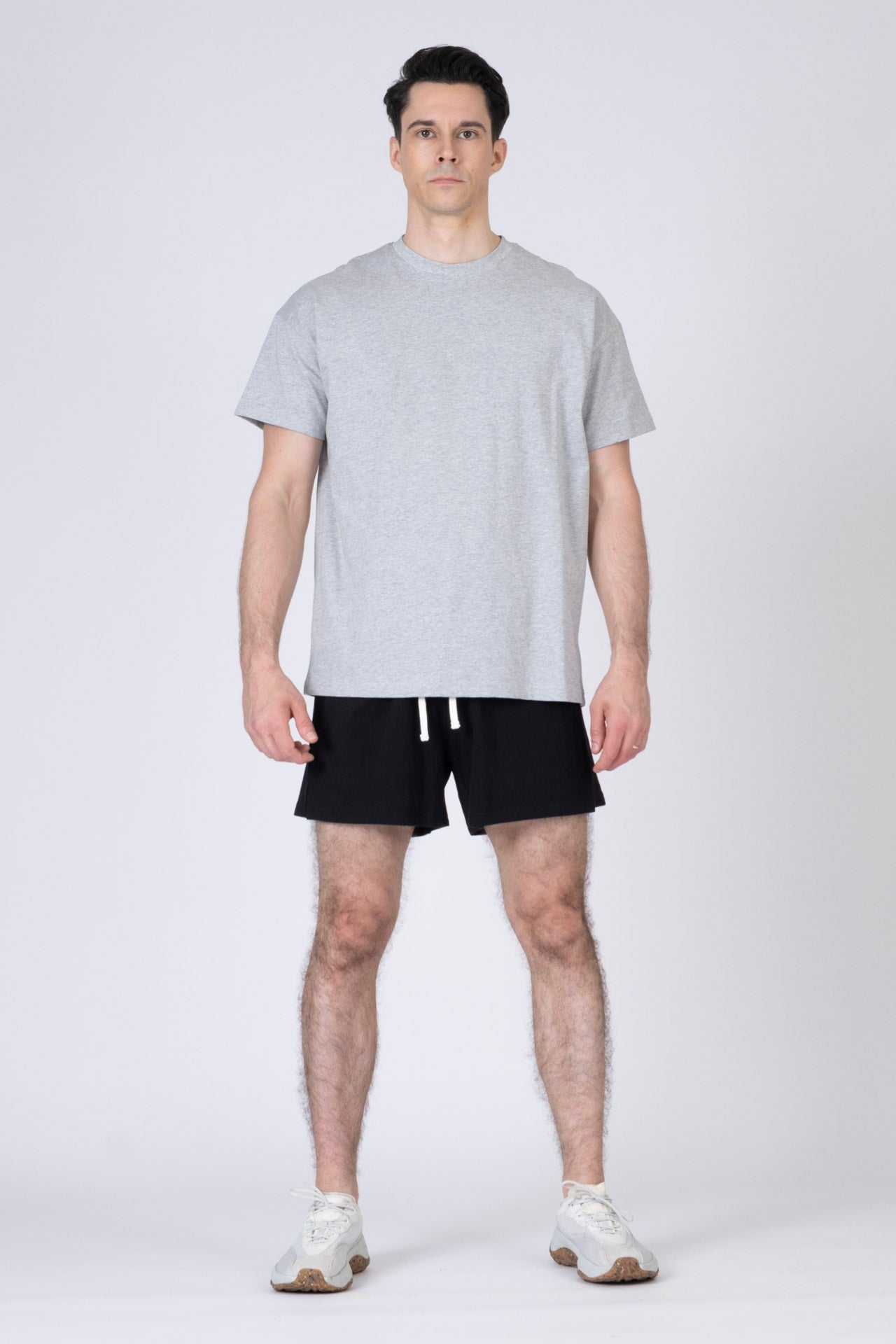 SPE0310 - Organic Cotton Street Dry French Terry Running Shorts with Merino Liner 5"