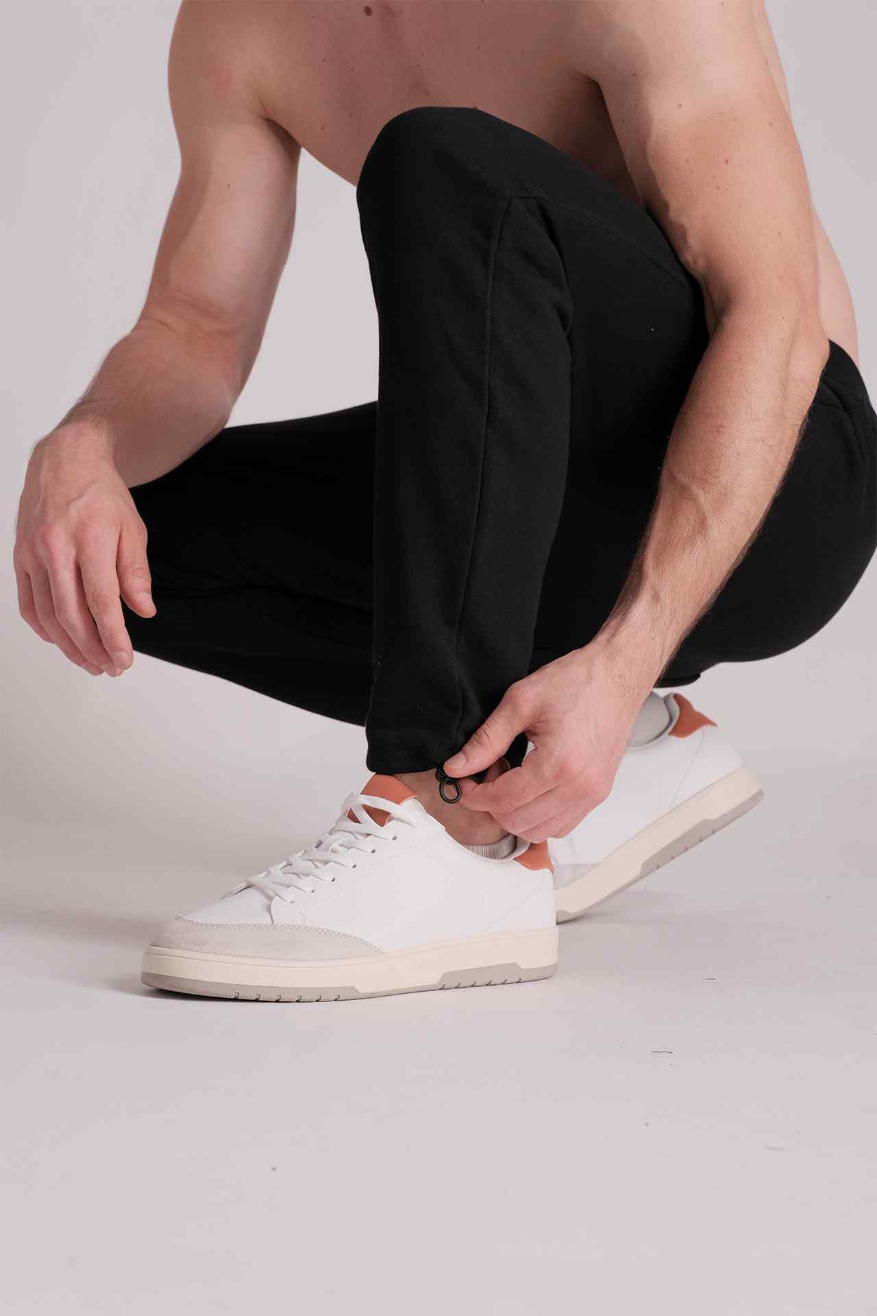 SPH0099 - Finest Cotton French Terry Sweatpants 30” - Black