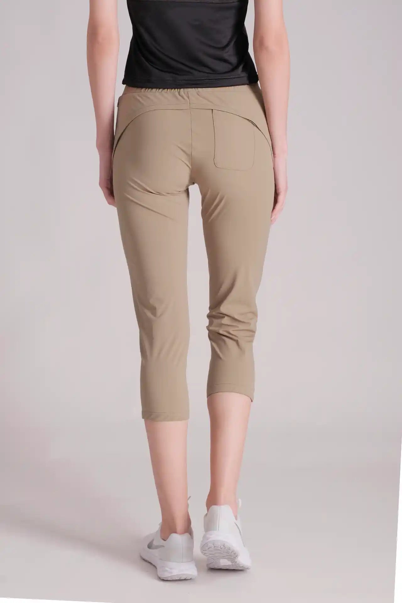 SPWH0140 - Women's Essential Office Cropped Pants 23" - Khaki