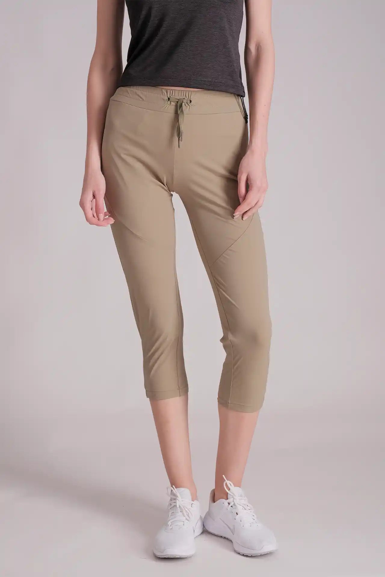 SPWH0140 - Women's Essential Office Cropped Pants 23" - Khaki