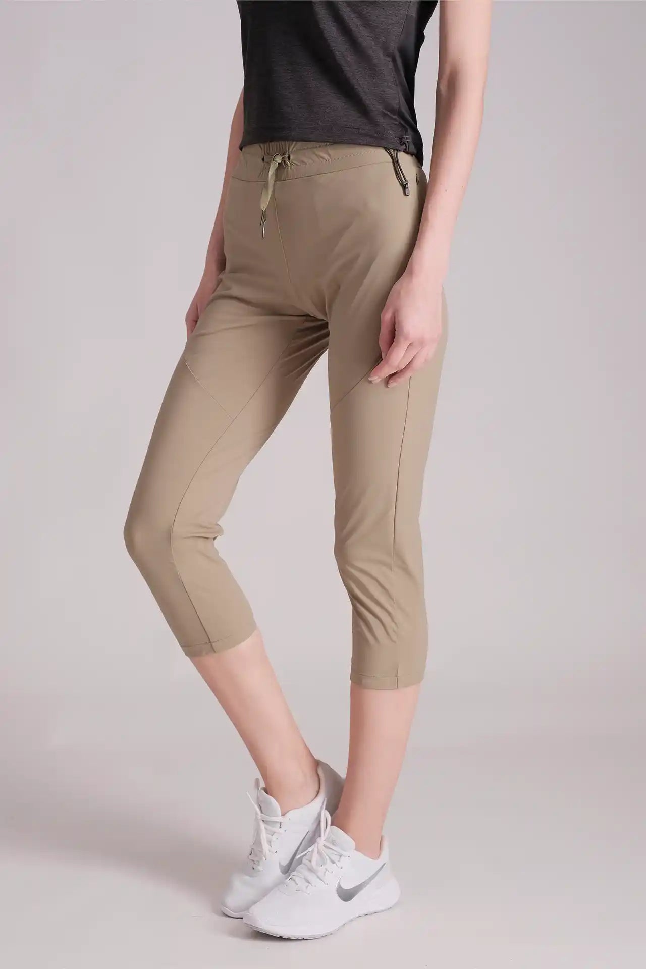 SPWH0140 - Women's Essential Office Cropped Pants 23" - Khaki