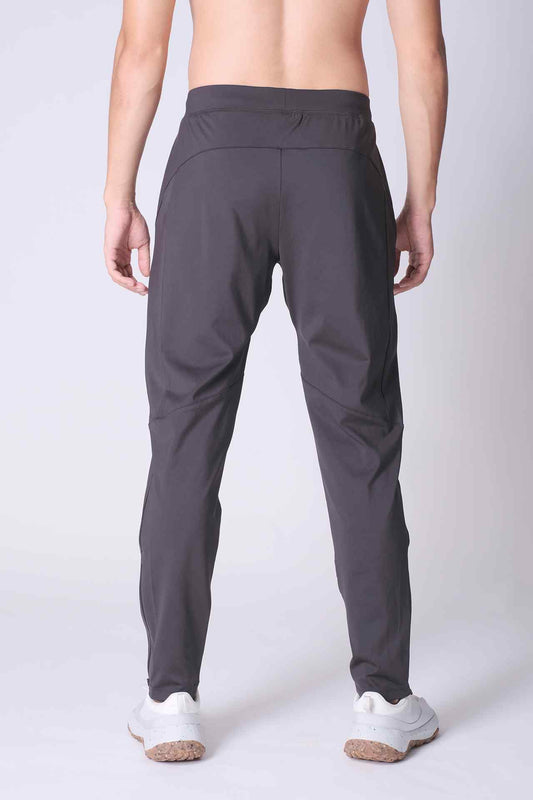 SPH0148 - Insulated 4-Way Stretch Interlock Zipped Hem Performance Joggers 30" - Black