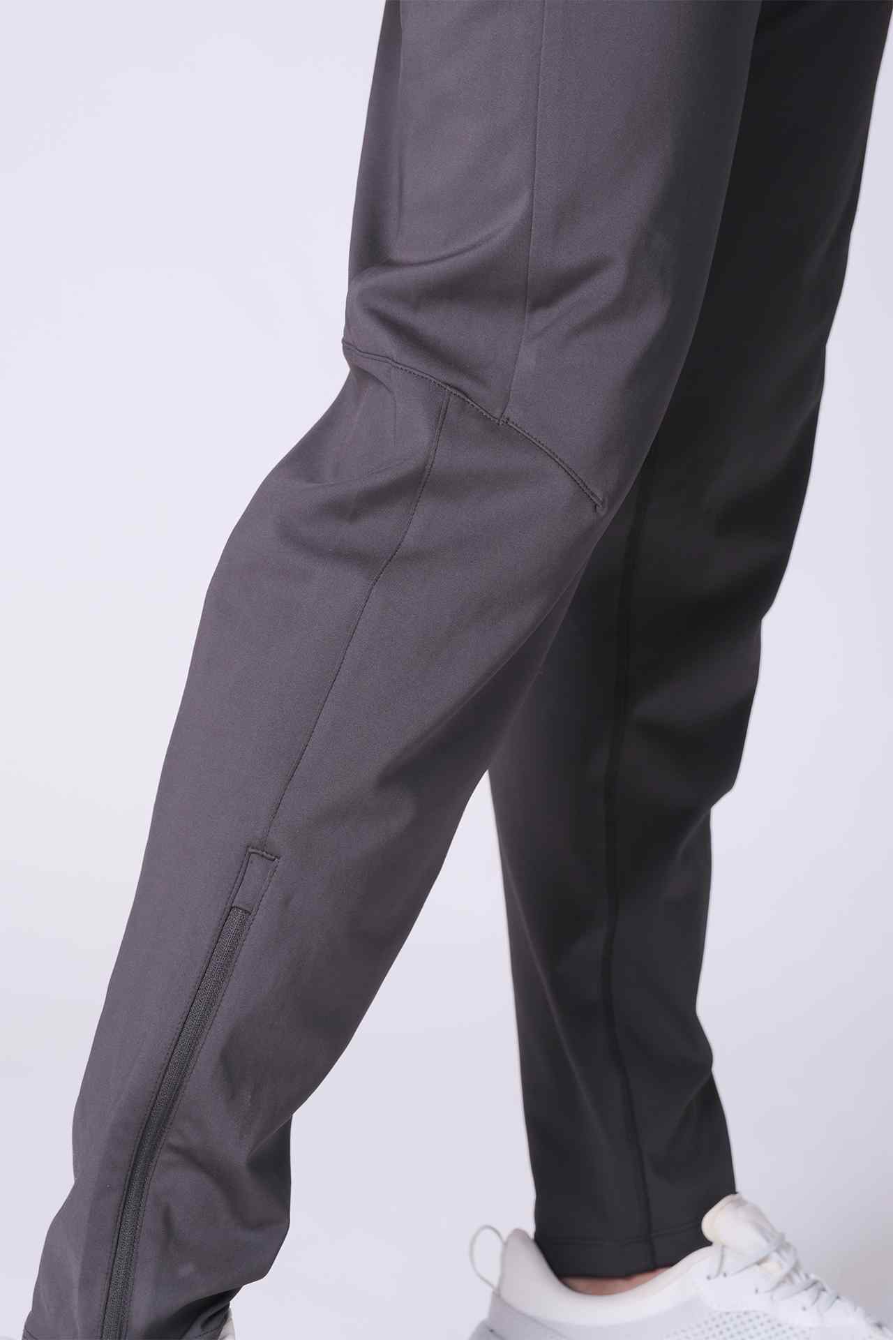 SPH0148 - Insulated 4-Way Stretch Interlock Zipped Hem Performance Joggers 30" - Black