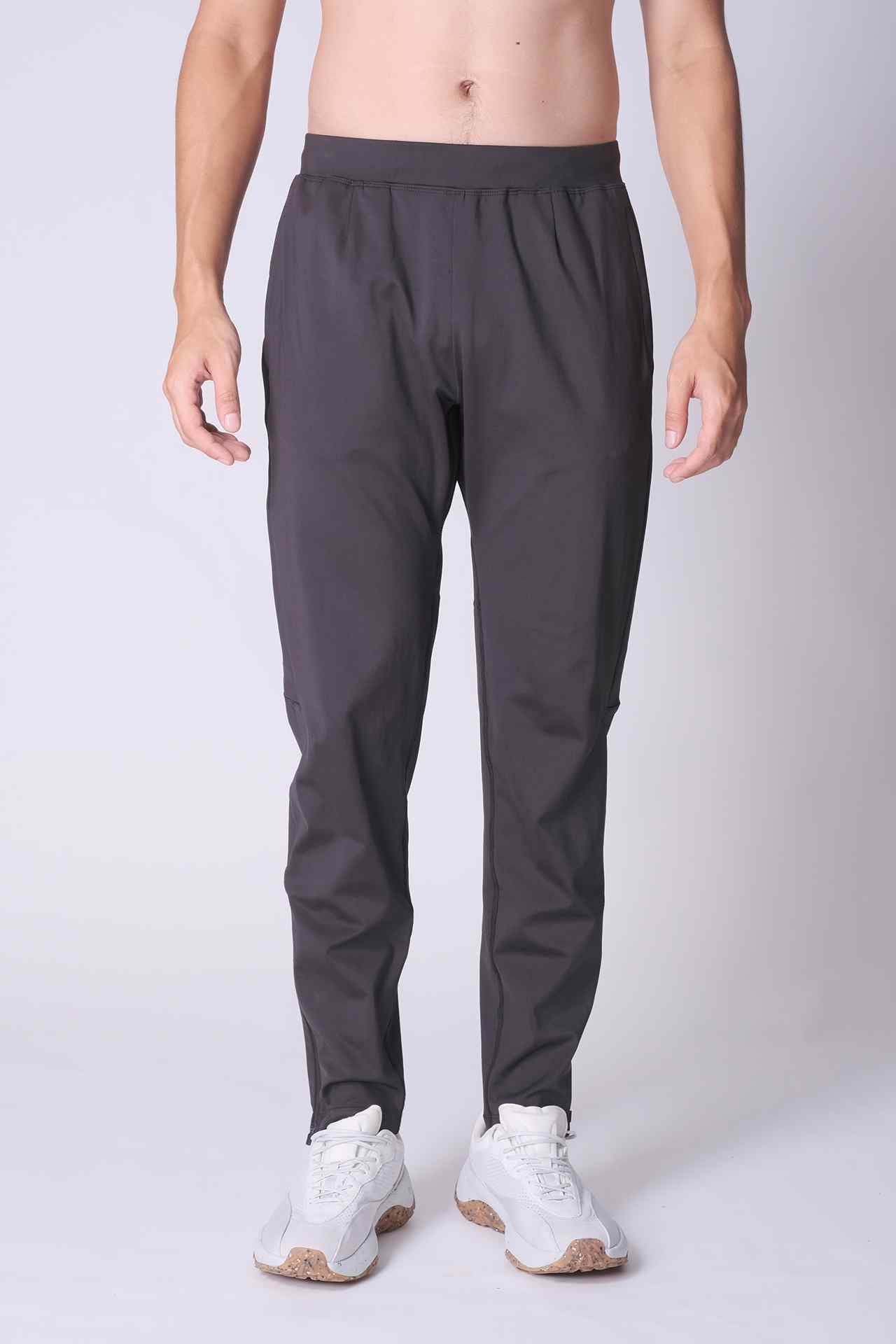 SPH0148 - Insulated 4-Way Stretch Interlock Zipped Hem Performance Joggers 30" - Black