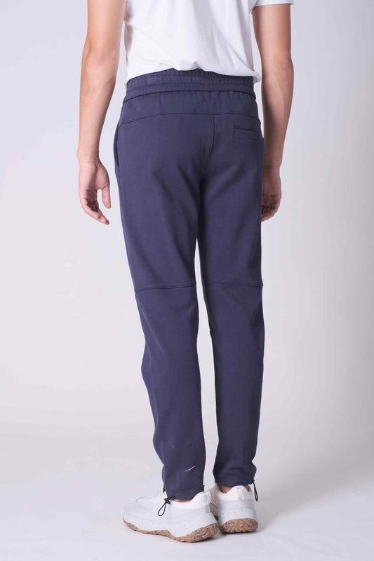 SPH0177 - Finest Cotton French Terry Cinchable Cuff Sweatpants 30” - Navy