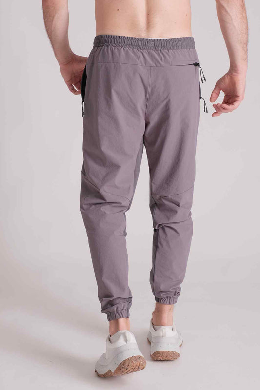 SPH0205 - Water Resistant Stretch Ripstop Tapered Training Joggers 30" - Dark Grey