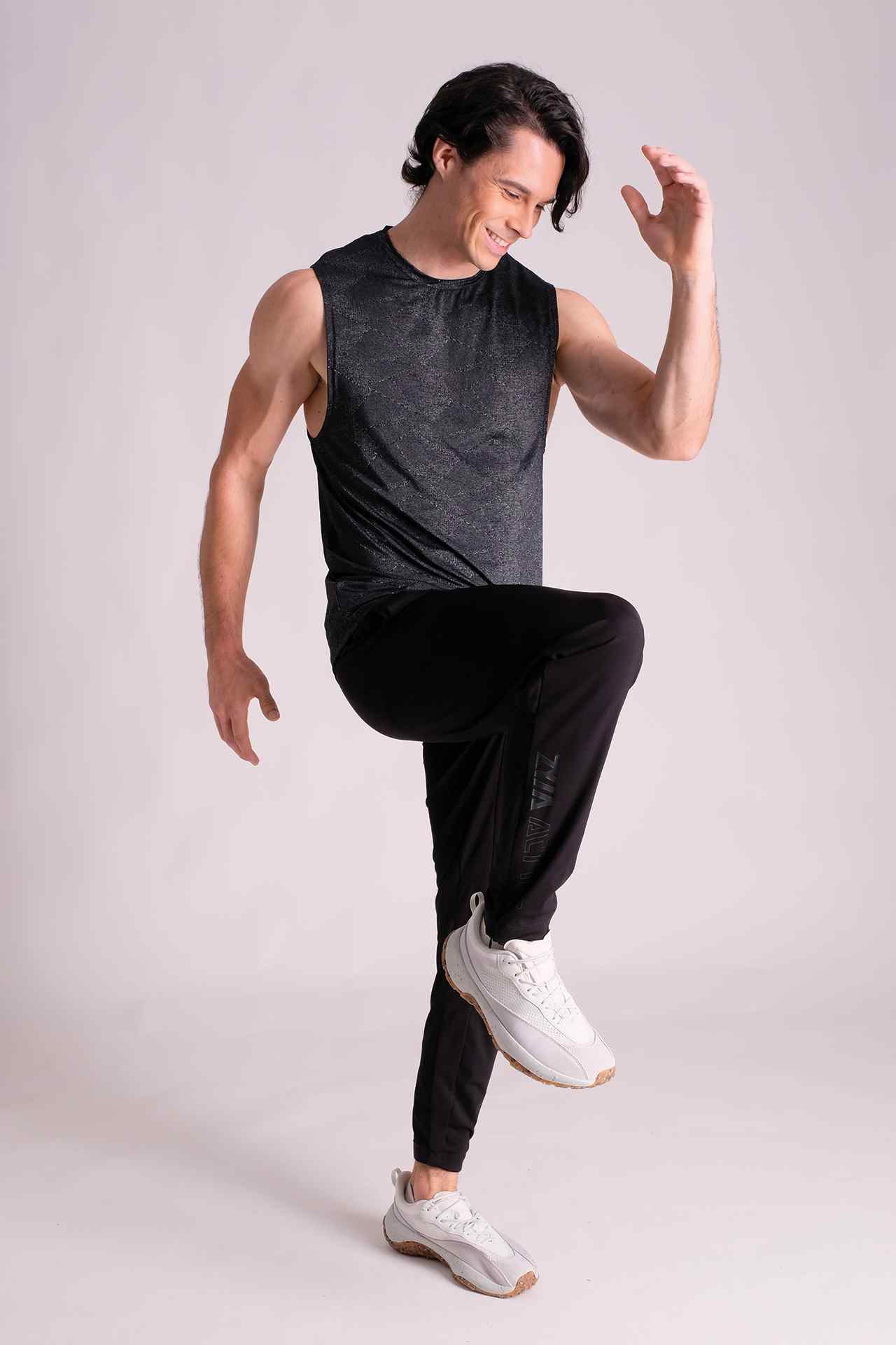 SPH0218 - Lightweight Stretch Hybrid Training Joggers 30" - Black