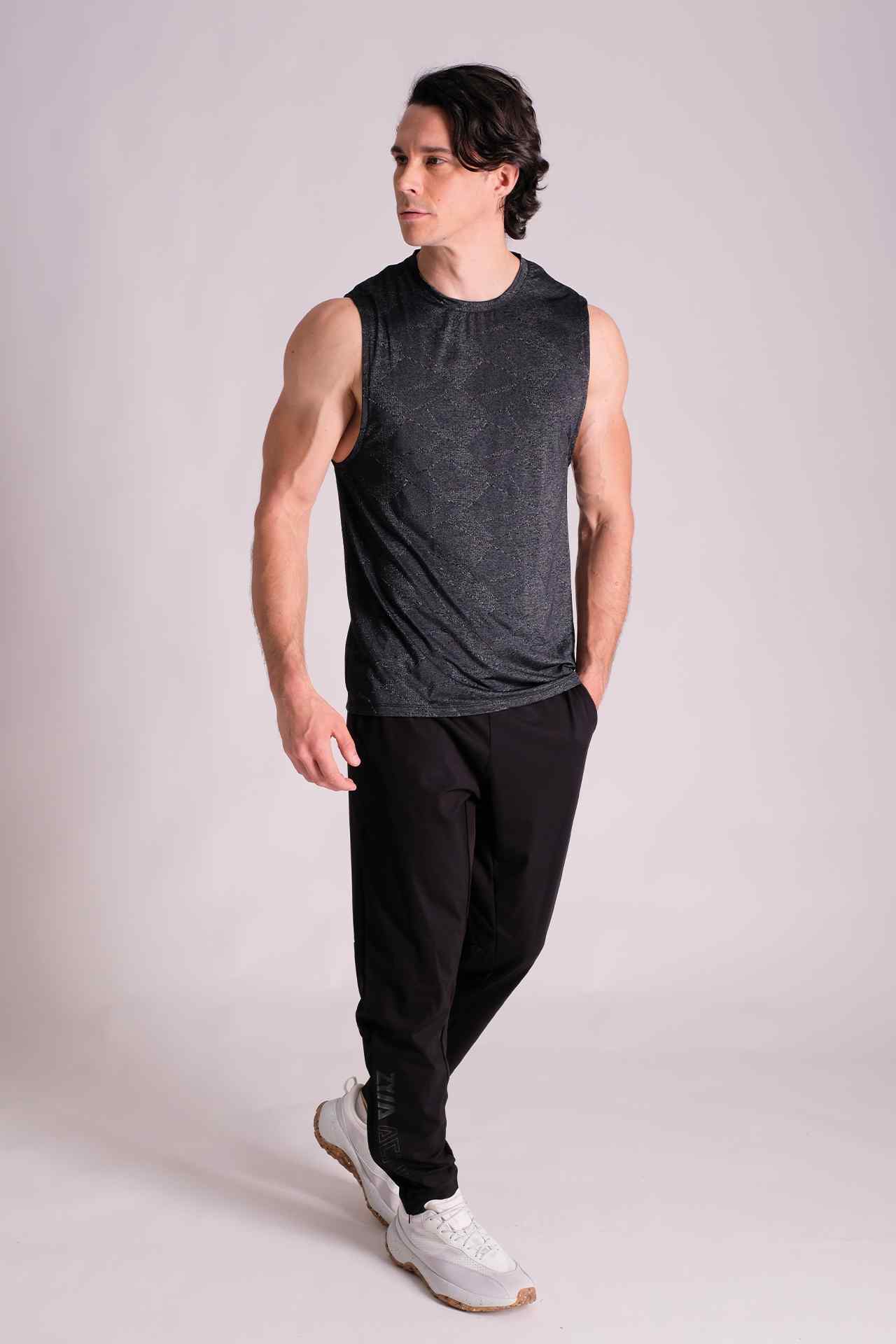 SPH0218 - Lightweight Stretch Hybrid Training Joggers 30" - Black