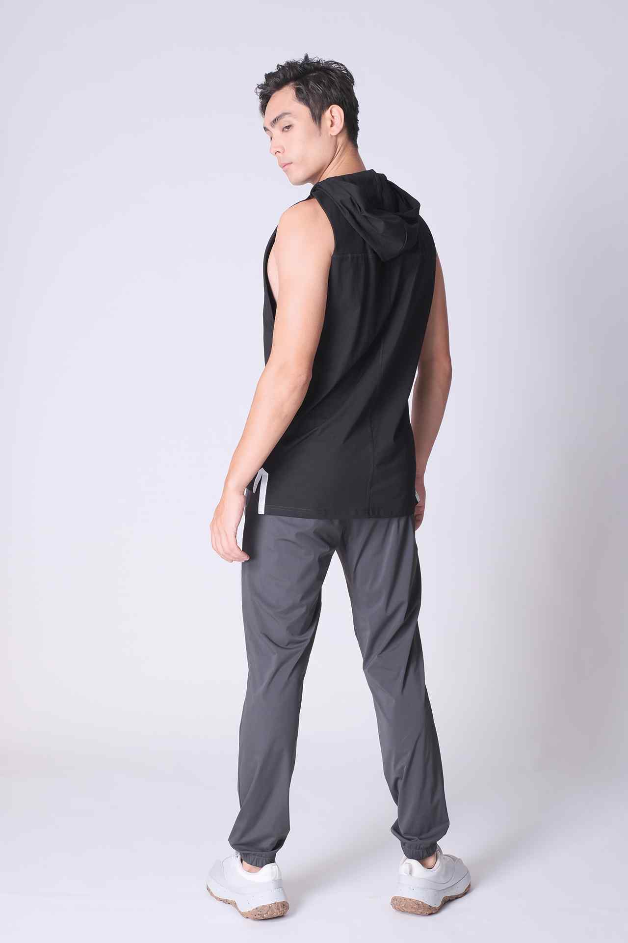 SPH0219 - Lightweight Stretch Nylon Flex Training Joggers 32" - Dark Grey