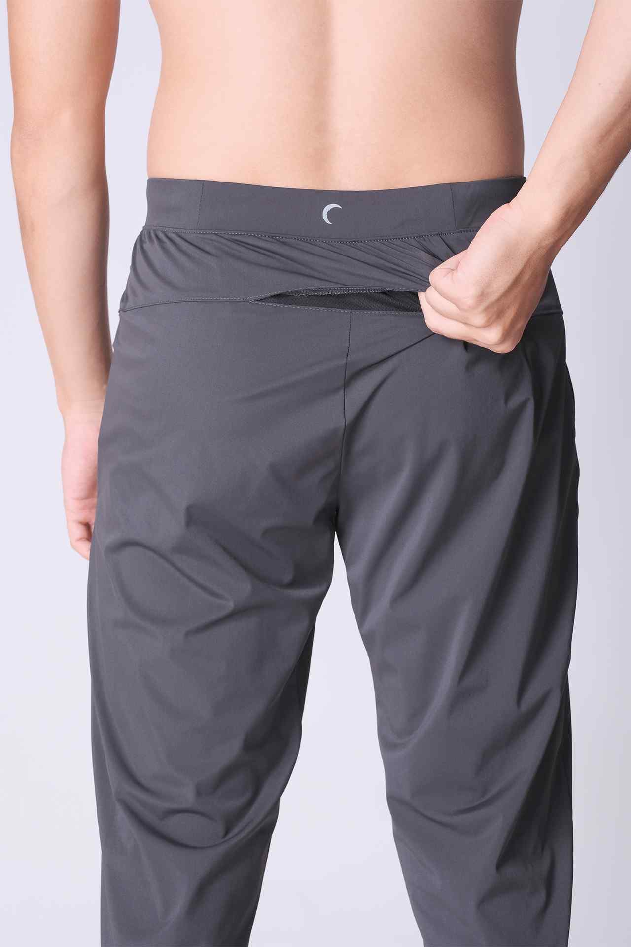 SPH0219 - Lightweight Stretch Nylon Flex Training Joggers 32" - Dark Grey