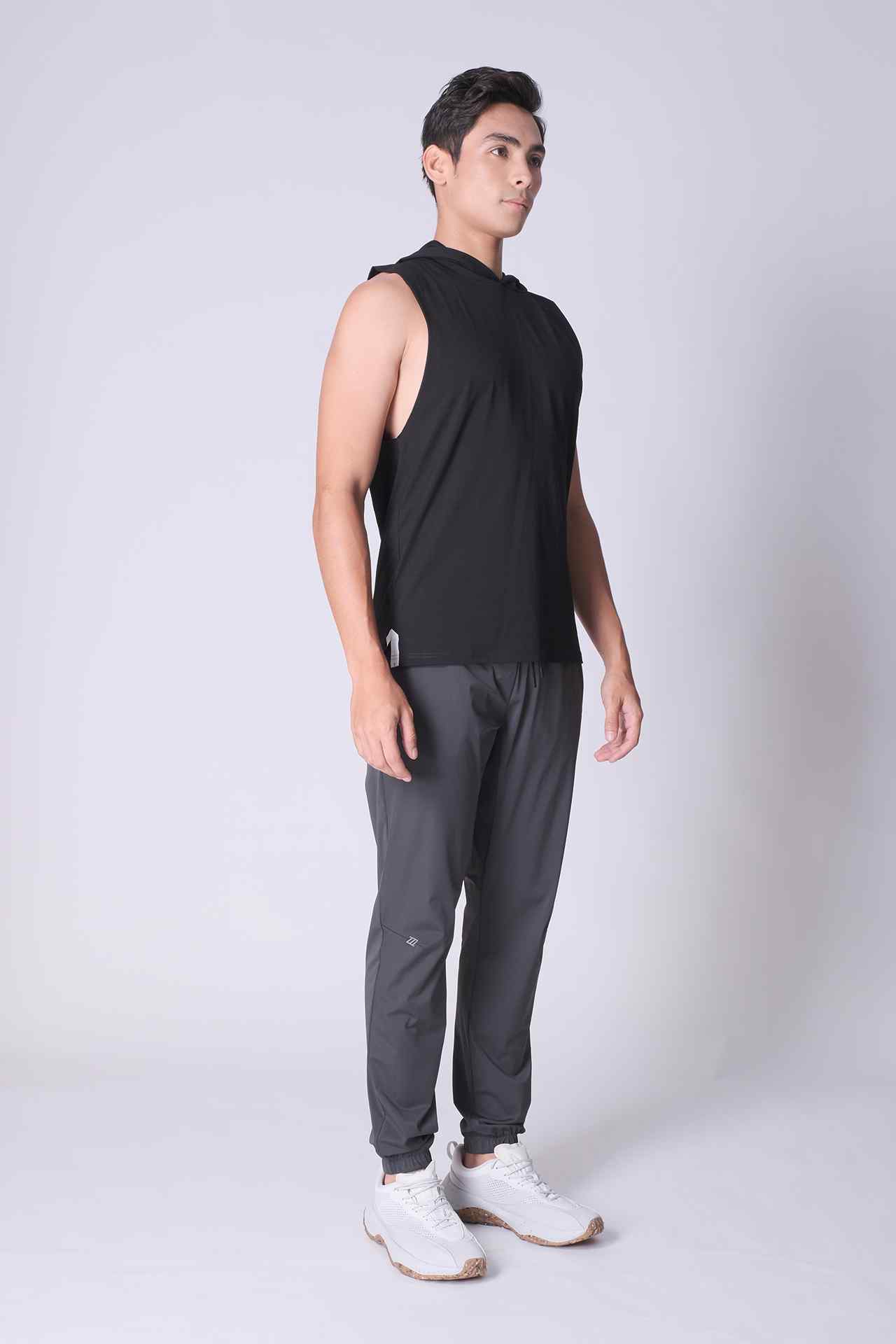 SPH0219 - Lightweight Stretch Nylon Flex Training Joggers 32" - Dark Grey