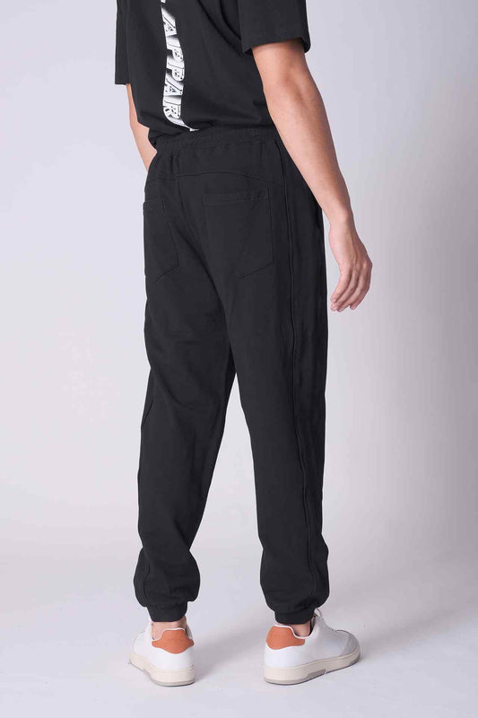 SPH0224 - Heavyweight Finest Cotton Fleece Relaxed Fit Fleece Sweatpants 30” - Black