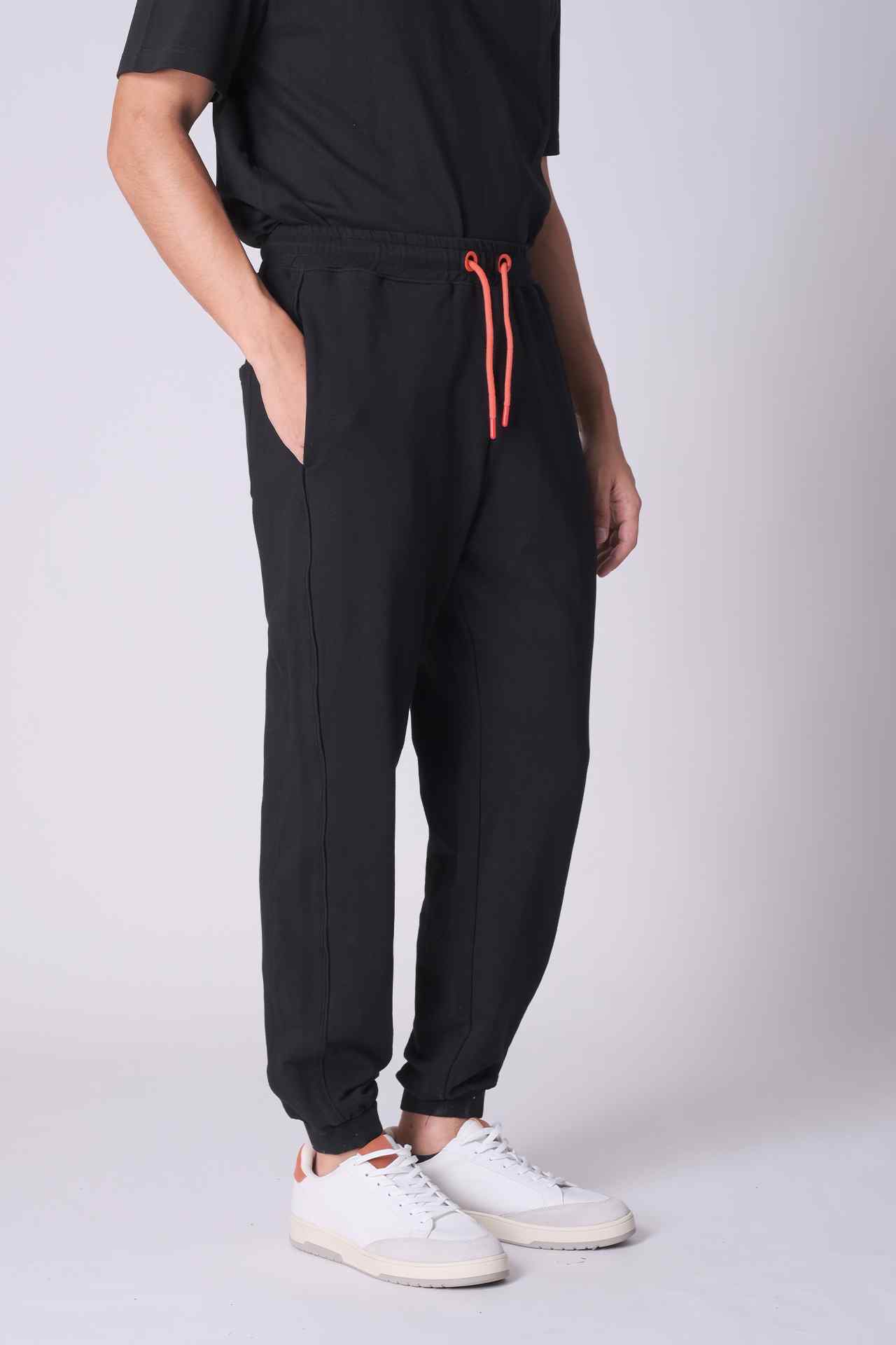 SPH0224 - Heavyweight Finest Cotton Fleece Relaxed Fit Fleece Sweatpants 30” - Black