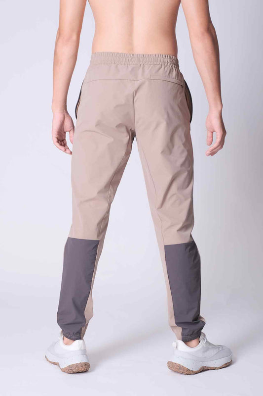 SPH0227 - Water Resistant Flex Ripstop Workout Pants 30" - Khaki/Grey