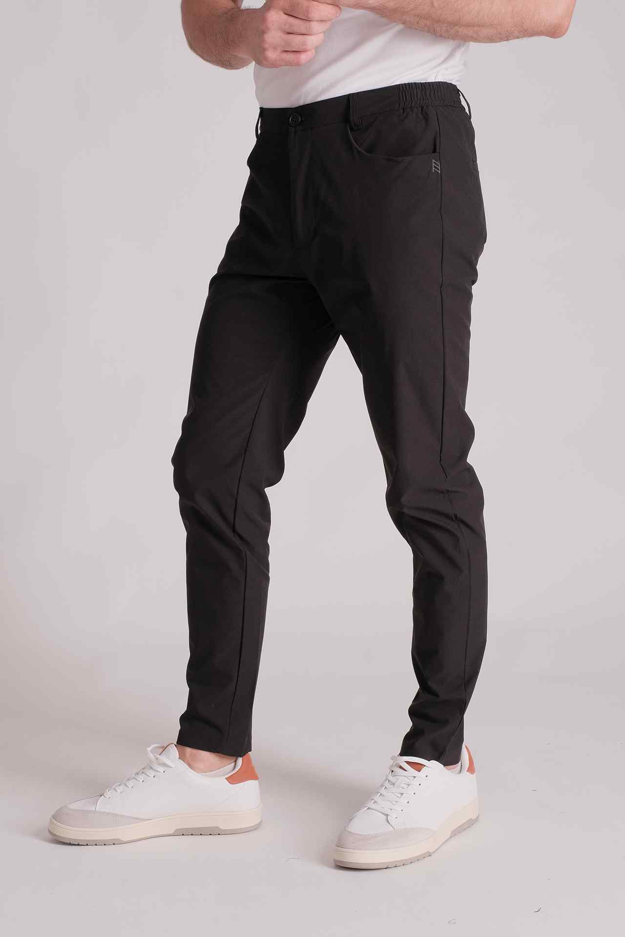 SPH0229 - Essential Water Resistant Woven All Round Slim Pants 30" - Black
