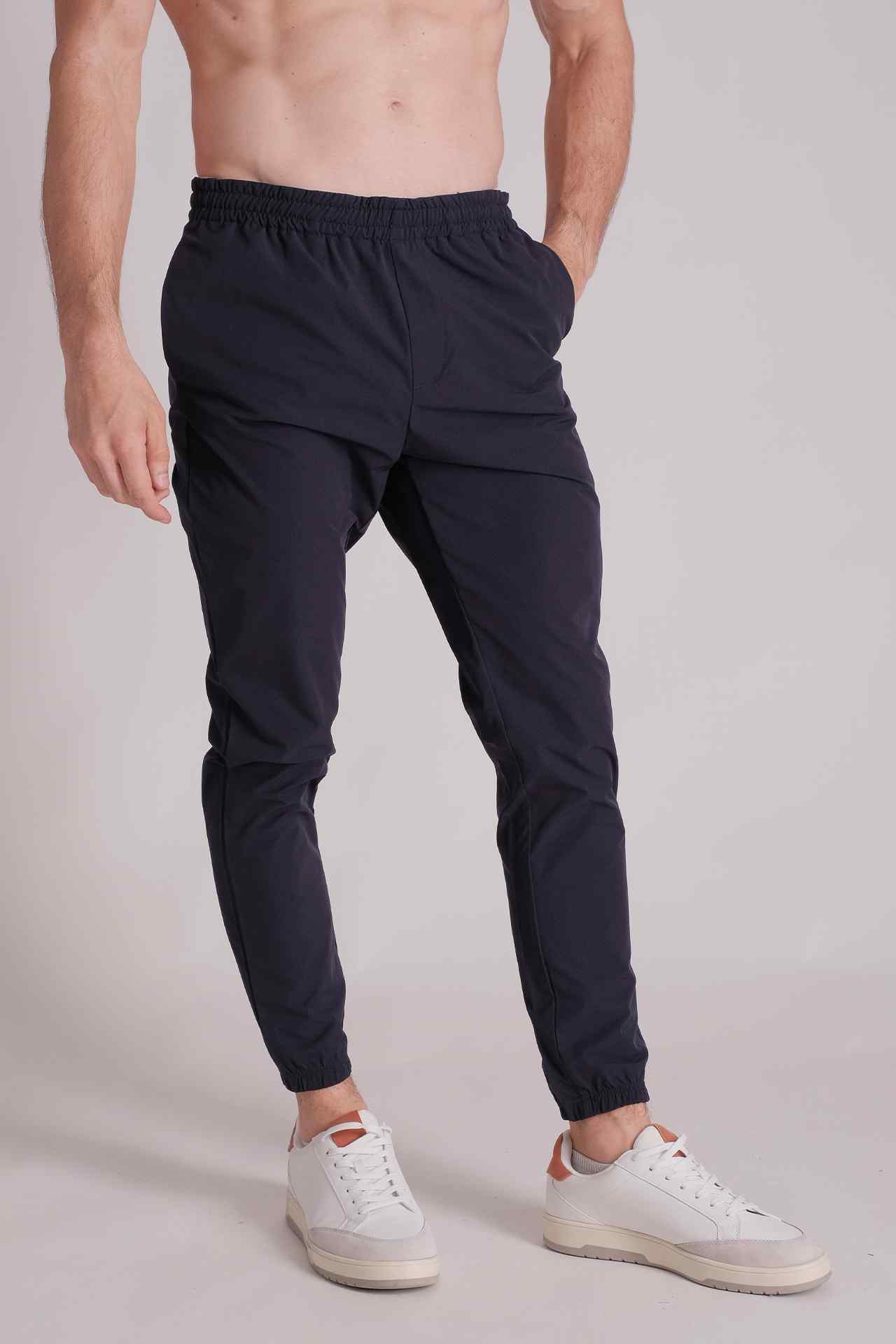 SPH0230 - Essential Water Resistant Woven Classic Fit Jogger 30" - Navy