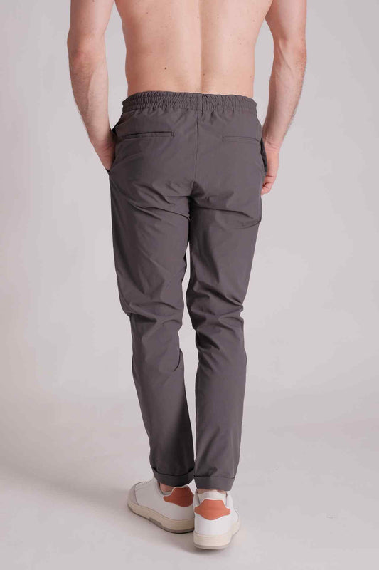 SPH0232 - Essential Water Resistant Rolled Hem Woven Jogger 32" - Grey