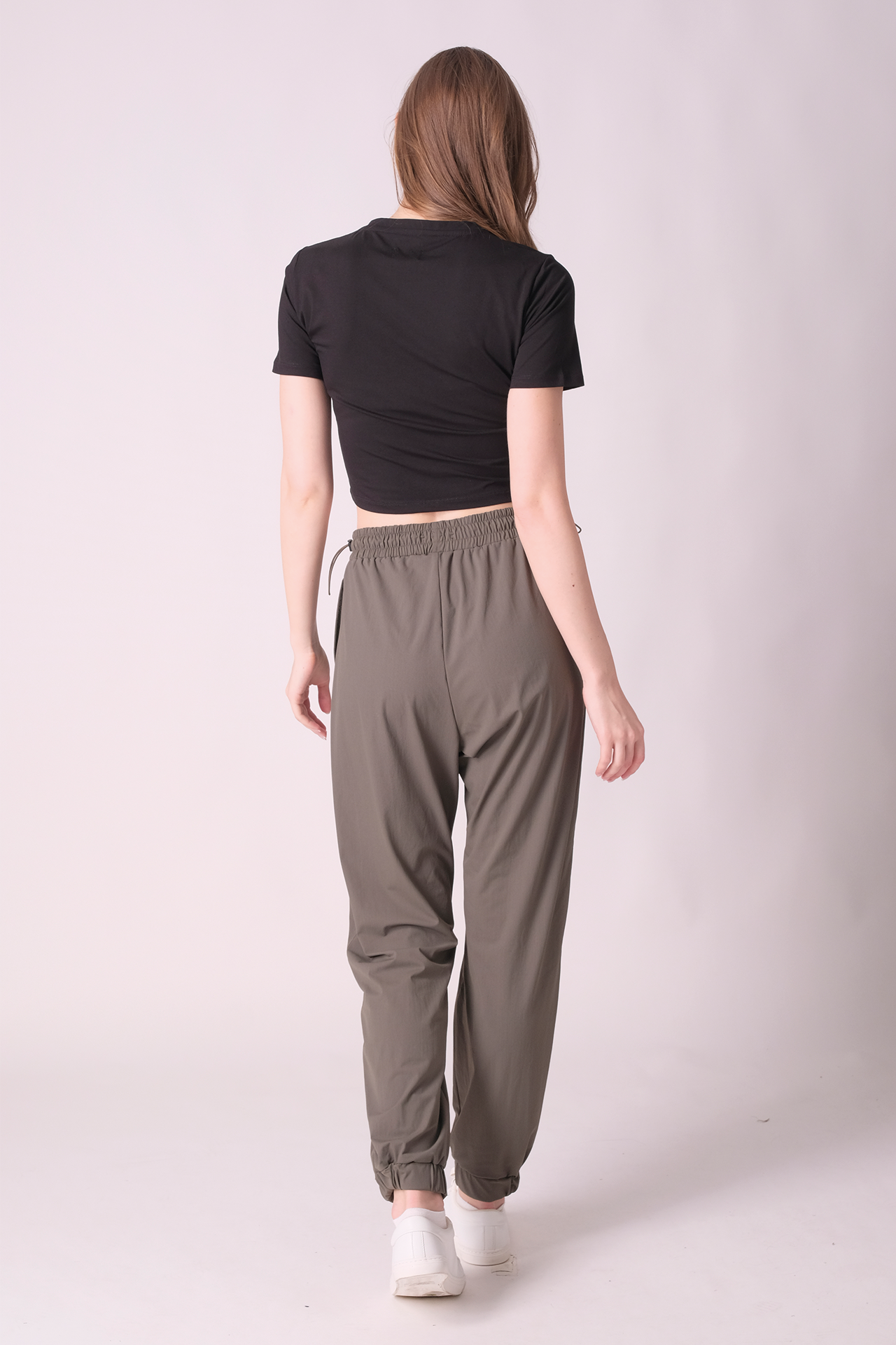 SPWH0233 - Women's Essential High Rise Nylon Joggers 28"