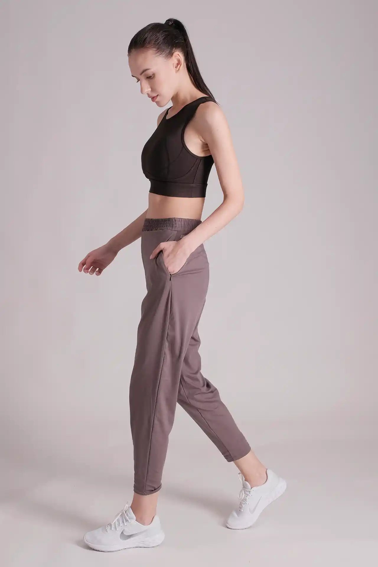 SPWH0234 - Women's Essential Training Tapered Pants 26” - Grey