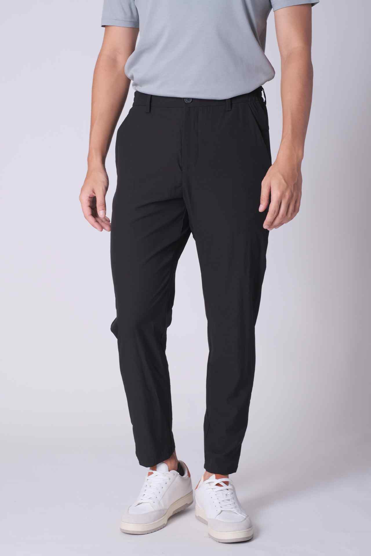 SPH0240 - Classic Fit Essential Ultra Lightweight Stretch Moving Pants 30" - Black