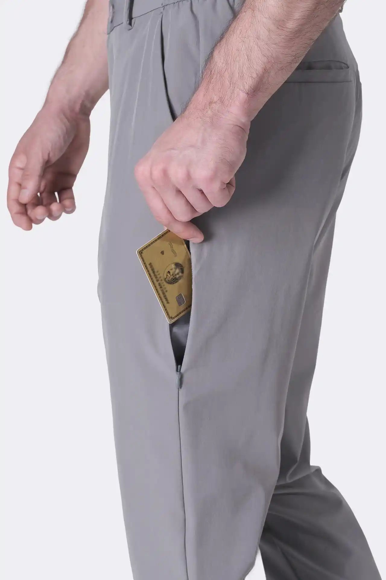 SPH0240 - Essential Ultra Lightweight Classic Fit Stretch Moving Pants 30" - Stone