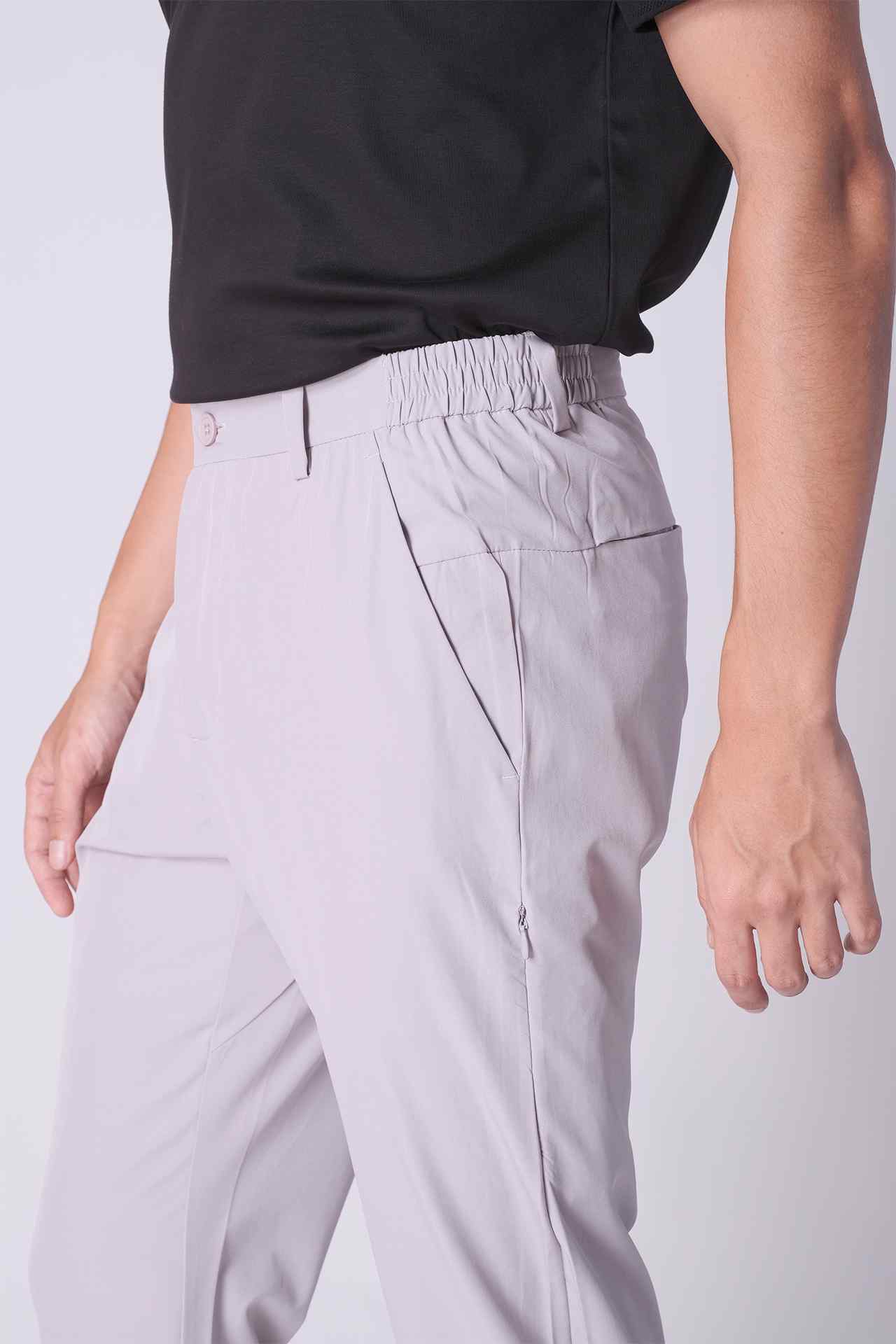 SPH0241 - Everyday Ultra Lightweight Slim Fit Pants 30" - Light Grey