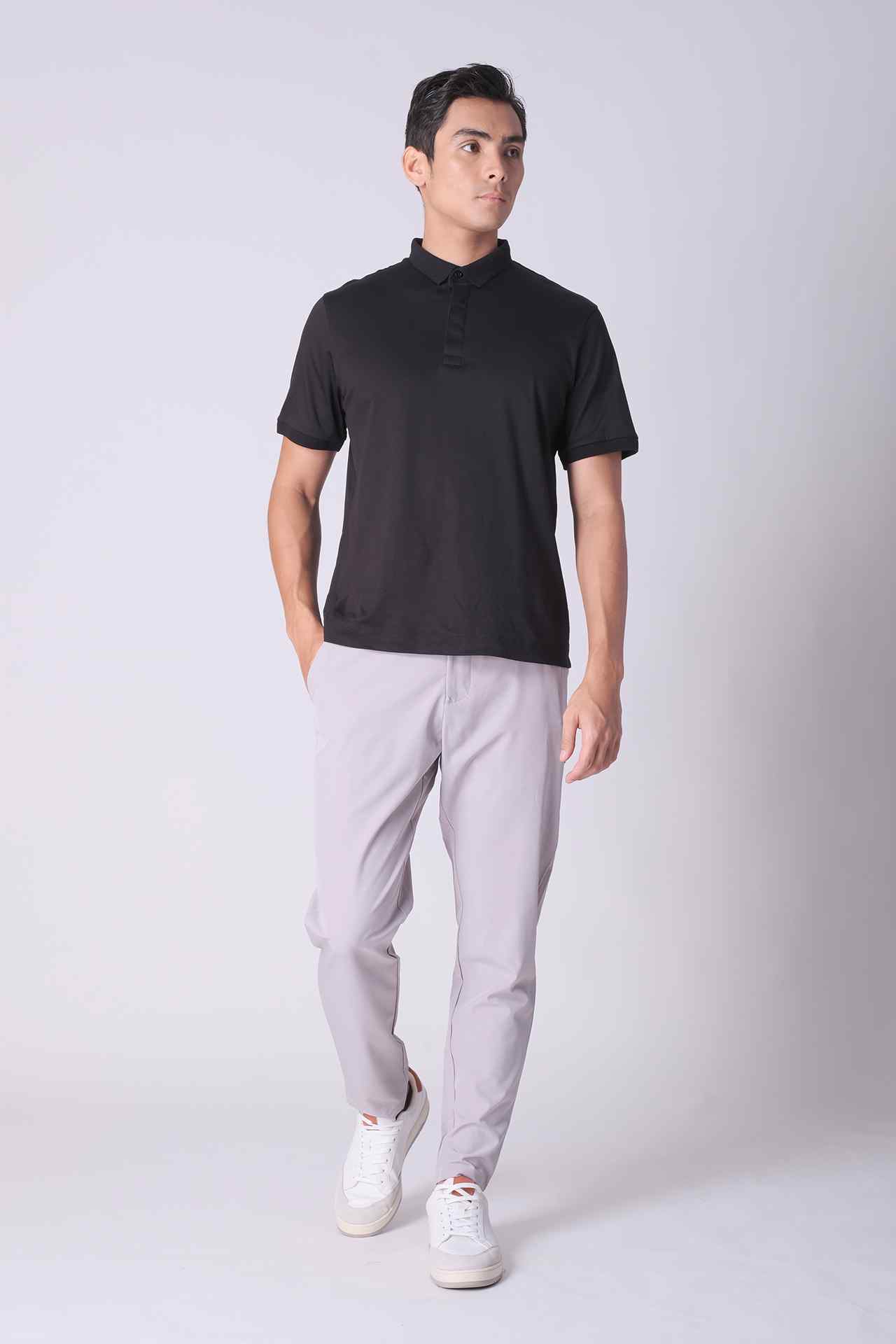 SPH0241 - Everyday Ultra Lightweight Slim Fit Pants 30" - Light Grey