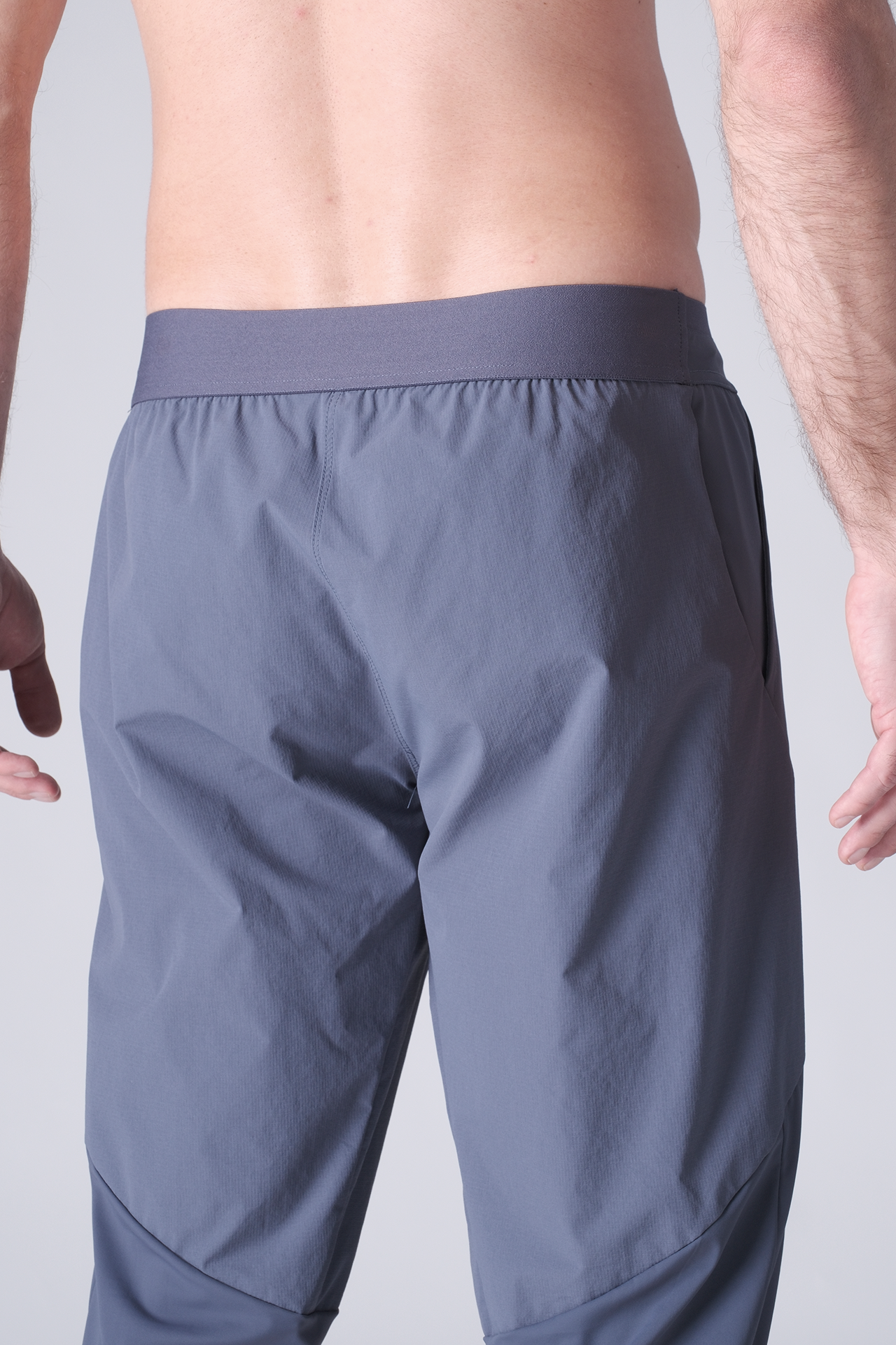 SPH0242 - Lightweight Stretch Nylon Workout Joggers 30" - Ash Blue