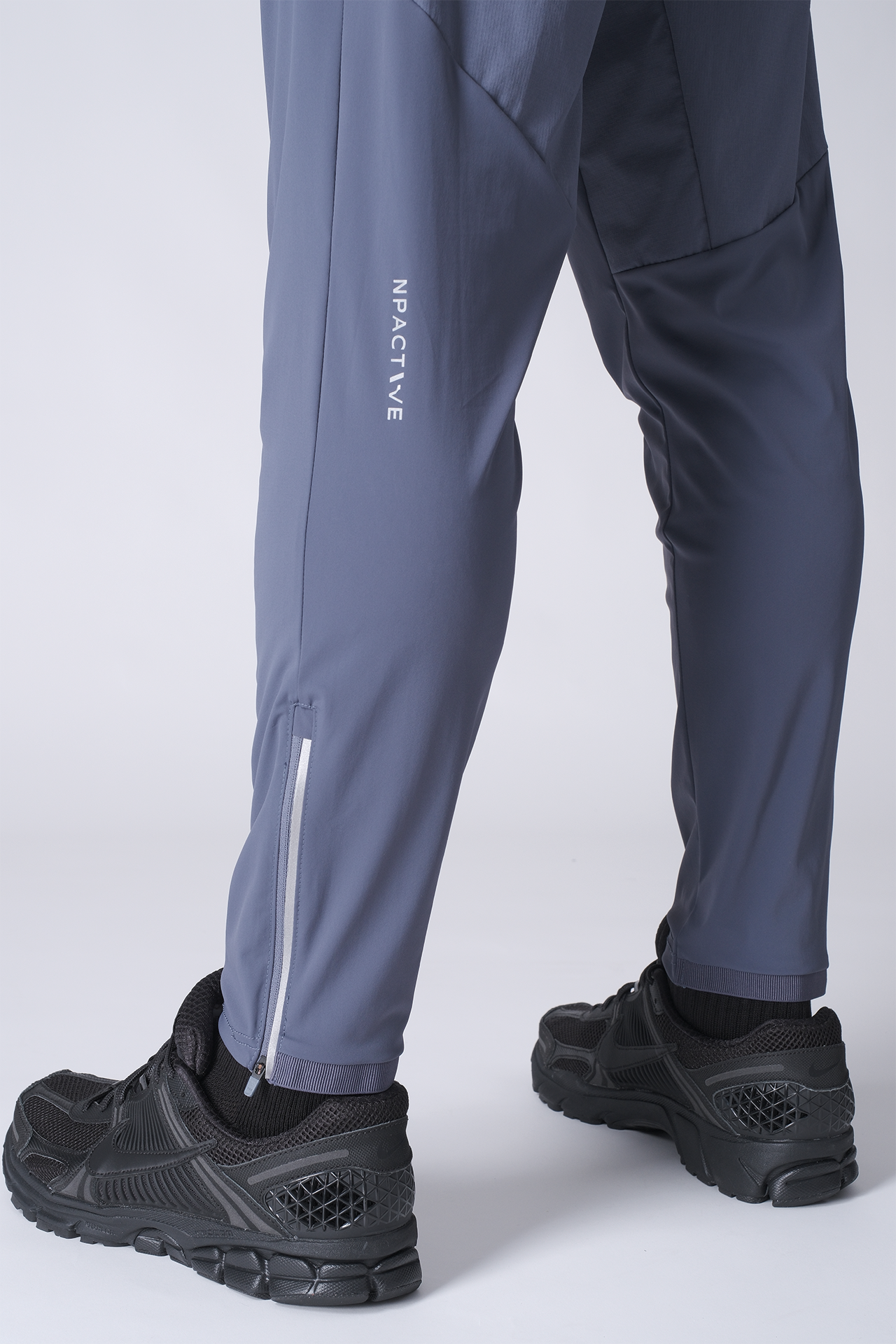SPH0242 - Lightweight Stretch Nylon Workout Joggers 30" - Ash Blue