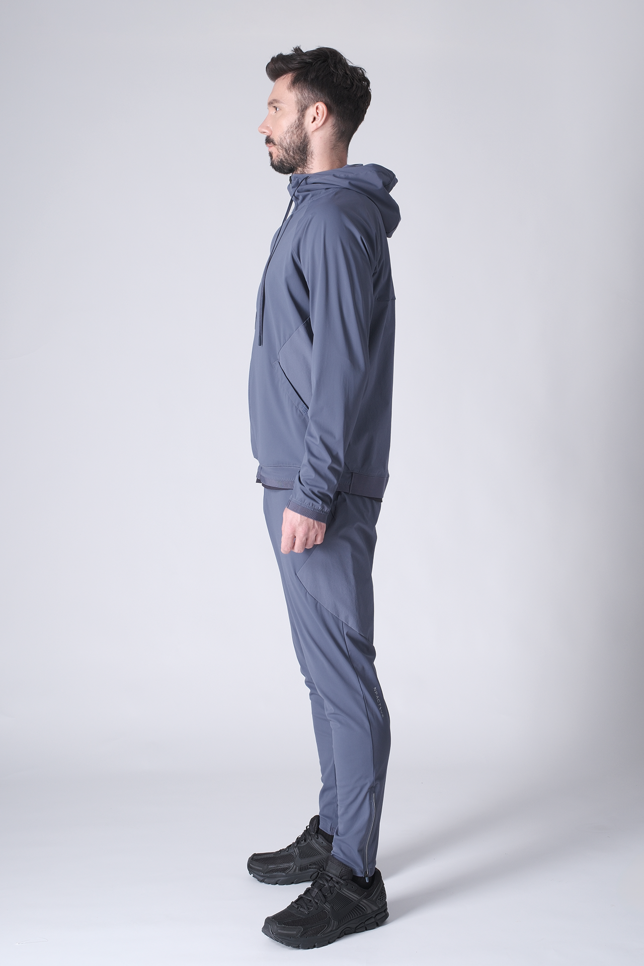 SPH0242 - Lightweight Stretch Nylon Workout Joggers 30" - Ash Blue