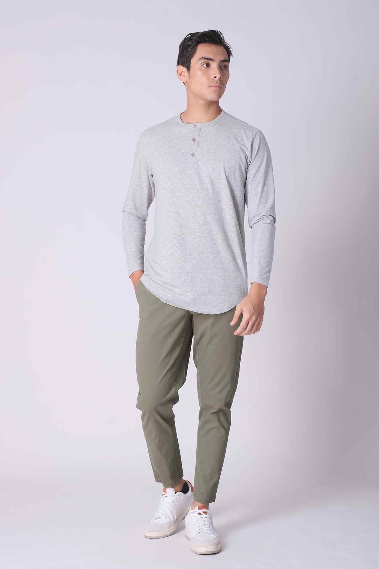 SPH0245 - Stretch Cotton Twill Workwear Chino Pant 30" - Army