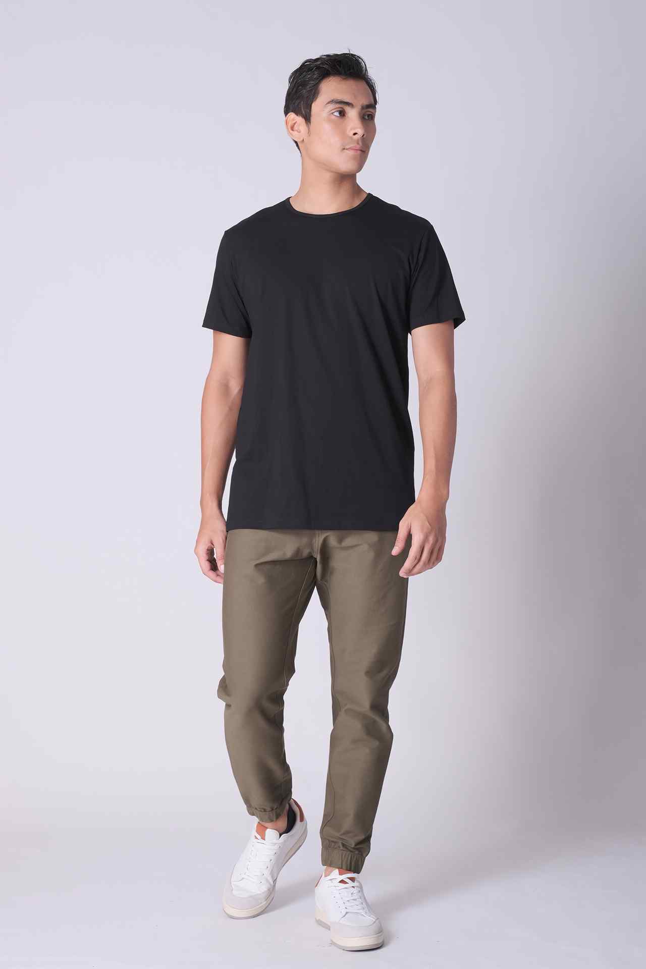SPH0246 - 4-Way Wonder Stretch Twill Easy Drawcord Travel Jogger 29” - Khaki