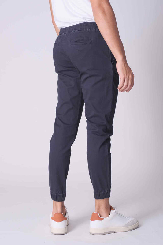 SPH0246 - Easy Drawcord Stretch Cotton Twill Travel Jogger 29” - Navy
