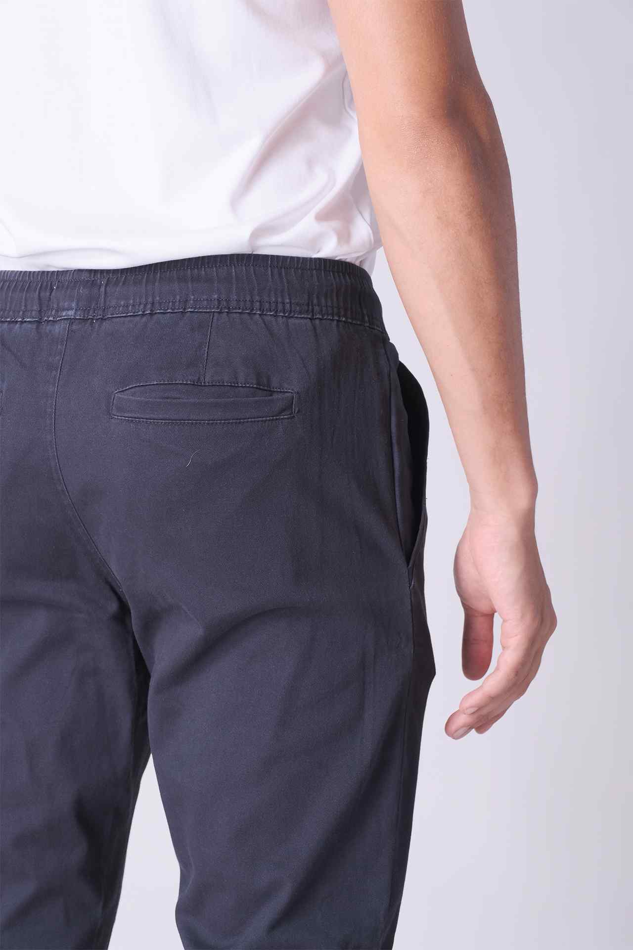 SPH0246 - Easy Drawcord Stretch Cotton Twill Travel Jogger 29” - Navy