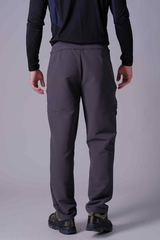SPH0255 - Water Resistant Stretch Mountaineering Softshell Hiking Pants 30" - Mid Grey