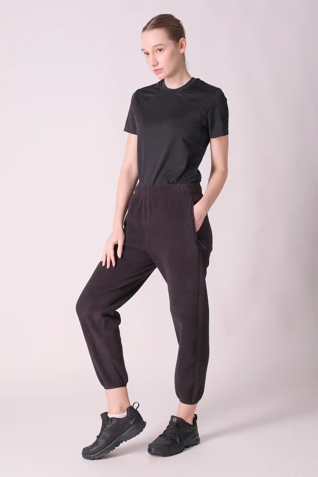 SPWH0263 - Women's Polar Fleece Pants 30" - Black