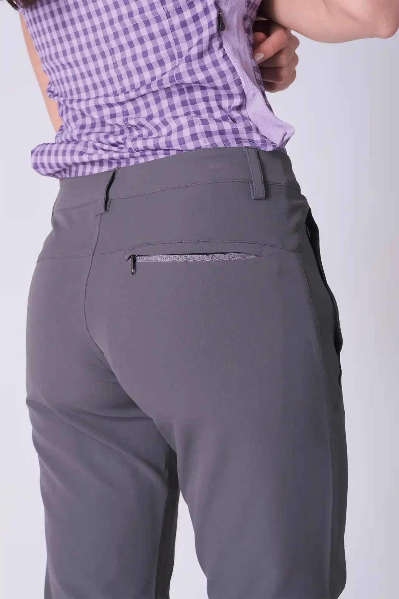 SPWH0276 - Women's Hiking Pants with darts 25" - Grey