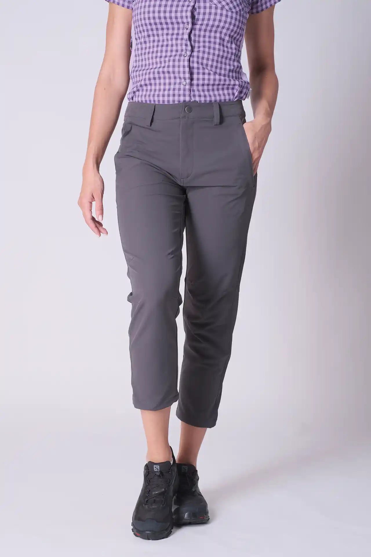 SPWH0276 - Women's Hiking Pants with darts 25" - Grey