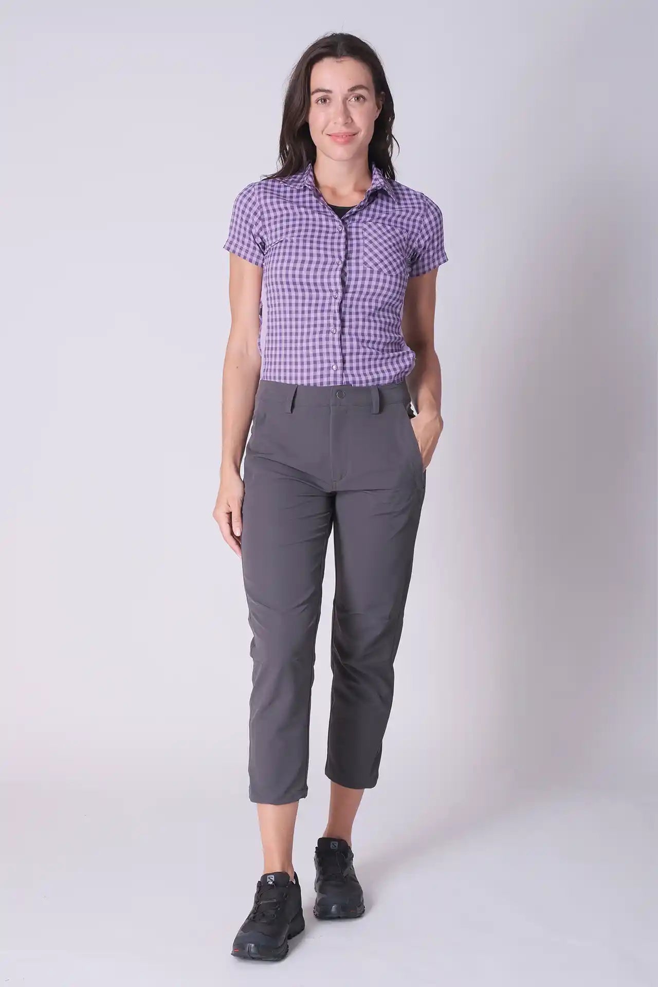 SPWH0276 - Women's Hiking Pants with darts 25" - Grey