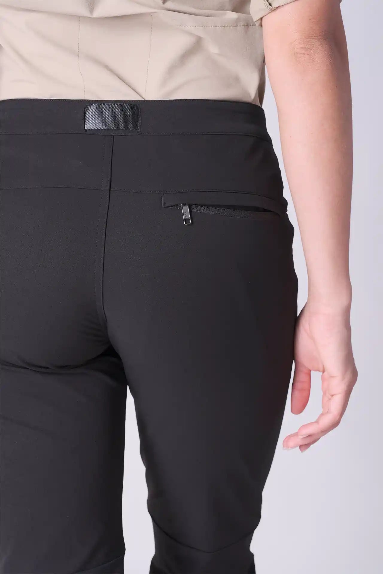 SPWH0277 - Women's Hiking Pants with belt 25"- Black