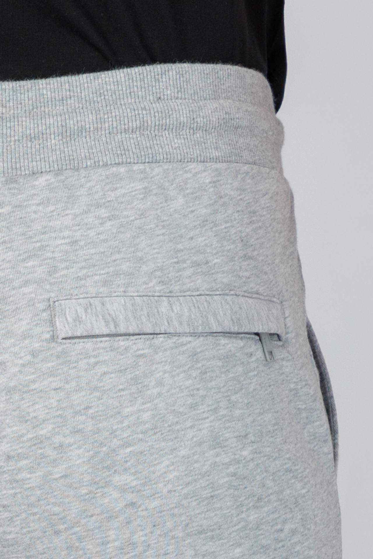 SPH0289 - Ultra Soft Stretch Interlock Back Zip Pocket Joggers 30” - Heather Grey